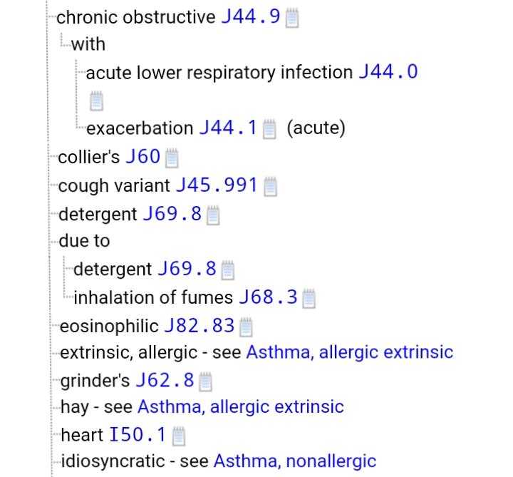 Asthma ICD 10 Coding Guidelines along with Examples