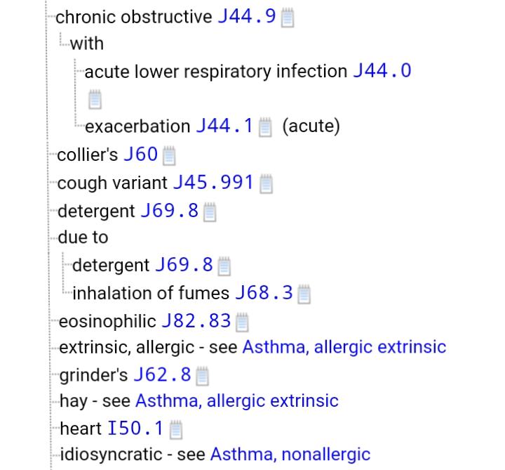 Asthma ICD 10 - Coding Guidelines along with Examples