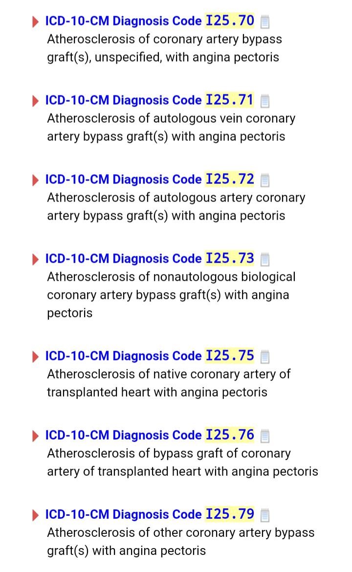 CAD ICD 10 Codes Guidelines and examples Coronary Artery Disease