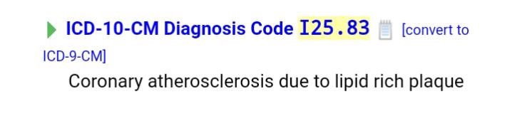 icd 10 code for cad