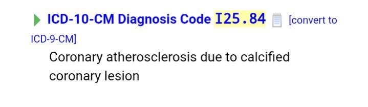 Cad Coronary Artery Disease Icd 10 Code For Hyperlipidemia Signs 